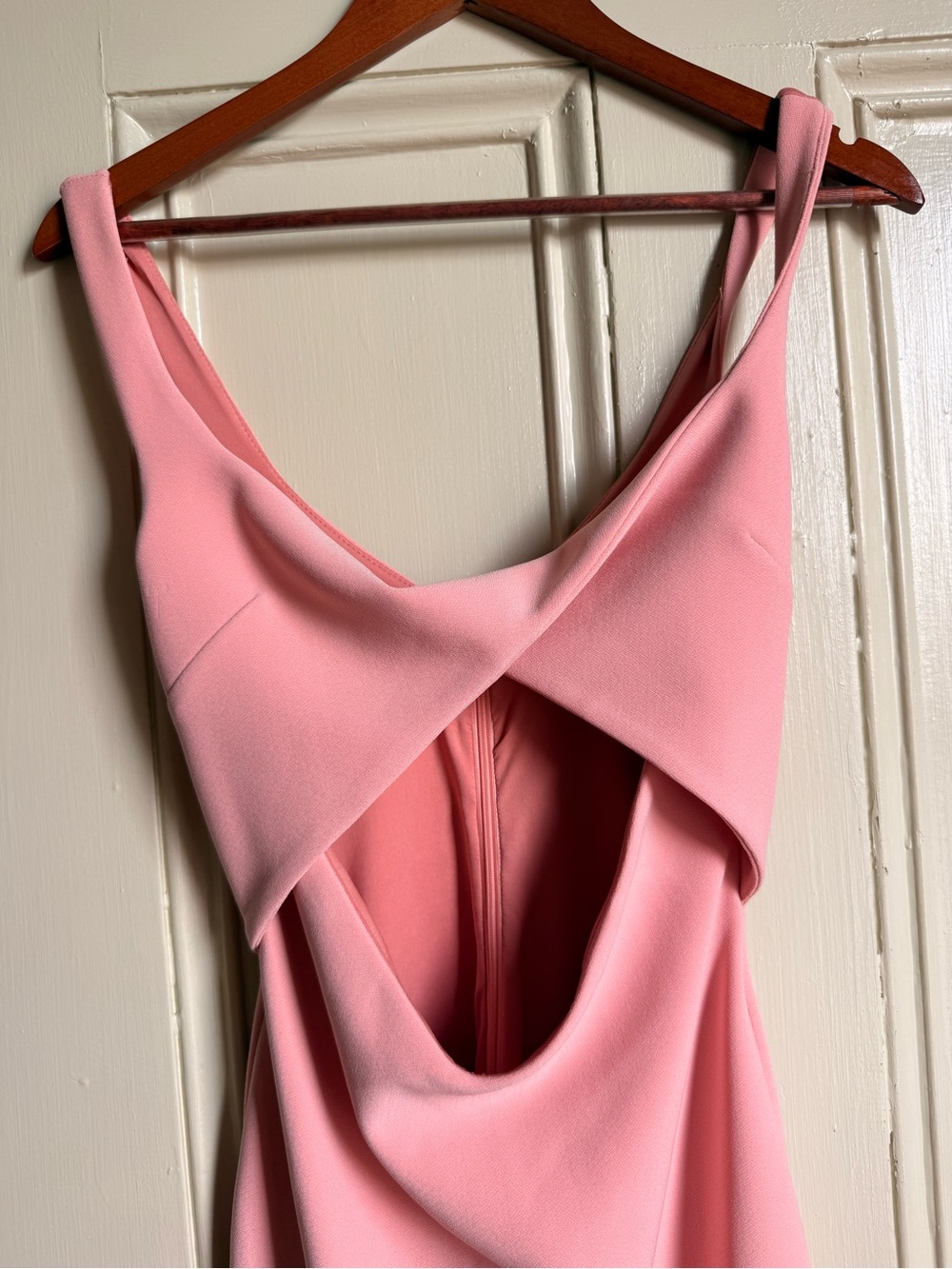 Bec & Bridge Twist-Front Cutout Midi Dress in Pink - Picture 8 of 10